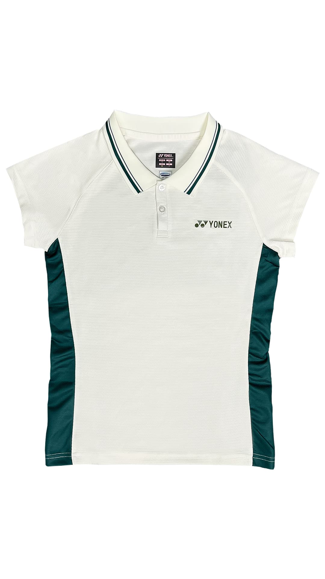 Yonex Women’s Sports Polo Shirt – White & Green